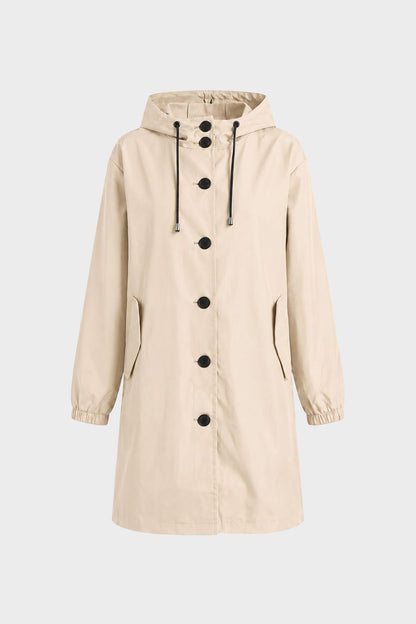 Women's Hooded Parka Coat | Knee-Length