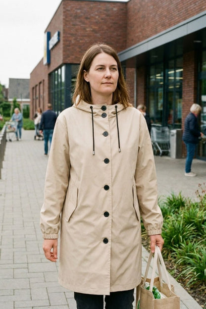 Women's Hooded Parka Coat | Knee-Length