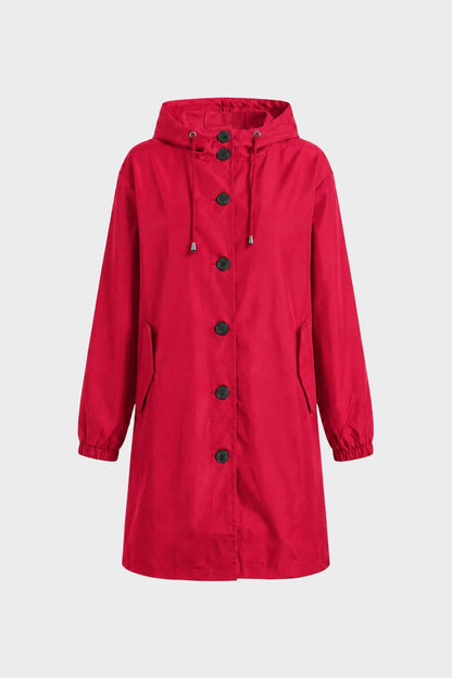 Women's Hooded Parka Coat | Knee-Length