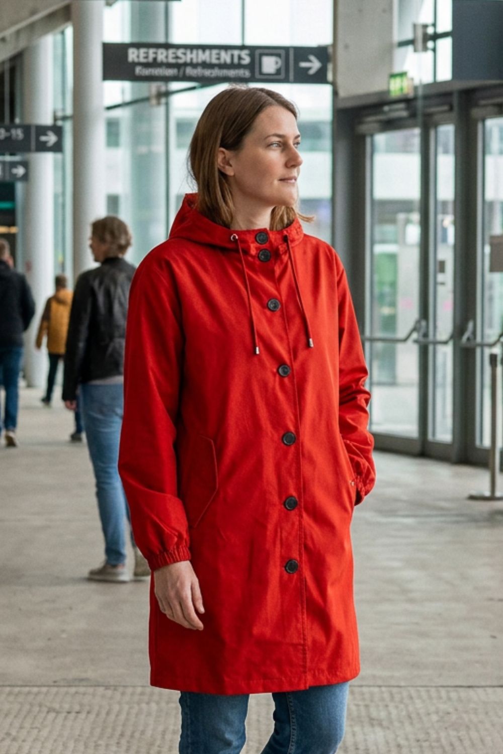 Women's Hooded Parka Coat | Knee-Length