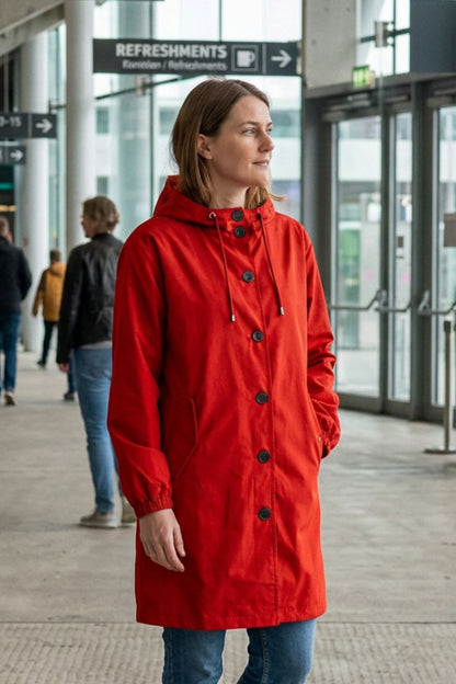 Women's Hooded Parka Coat | Knee-Length