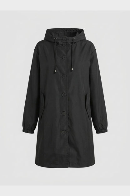 Women's Hooded Parka Coat | Knee-Length
