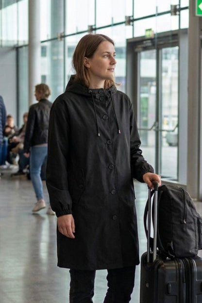 Women's Hooded Parka Coat | Knee-Length