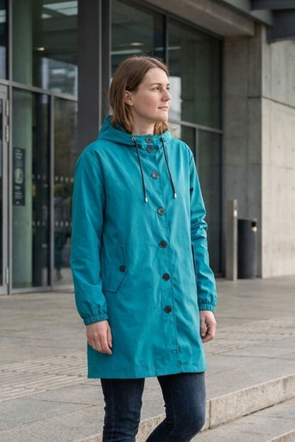 Women's Hooded Parka Coat | Knee-Length