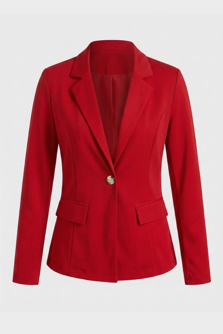 Women's Longline Blazer | Notched Lapel
