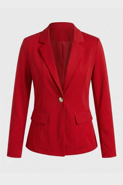Women's Longline Blazer | Notched Lapel