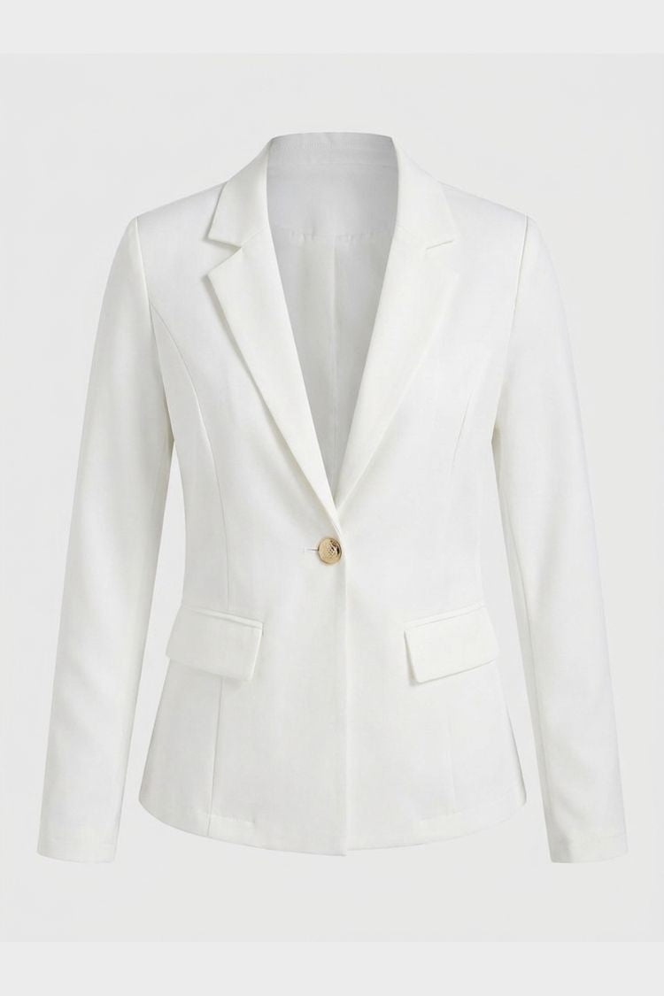 Women's Longline Blazer | Notched Lapel