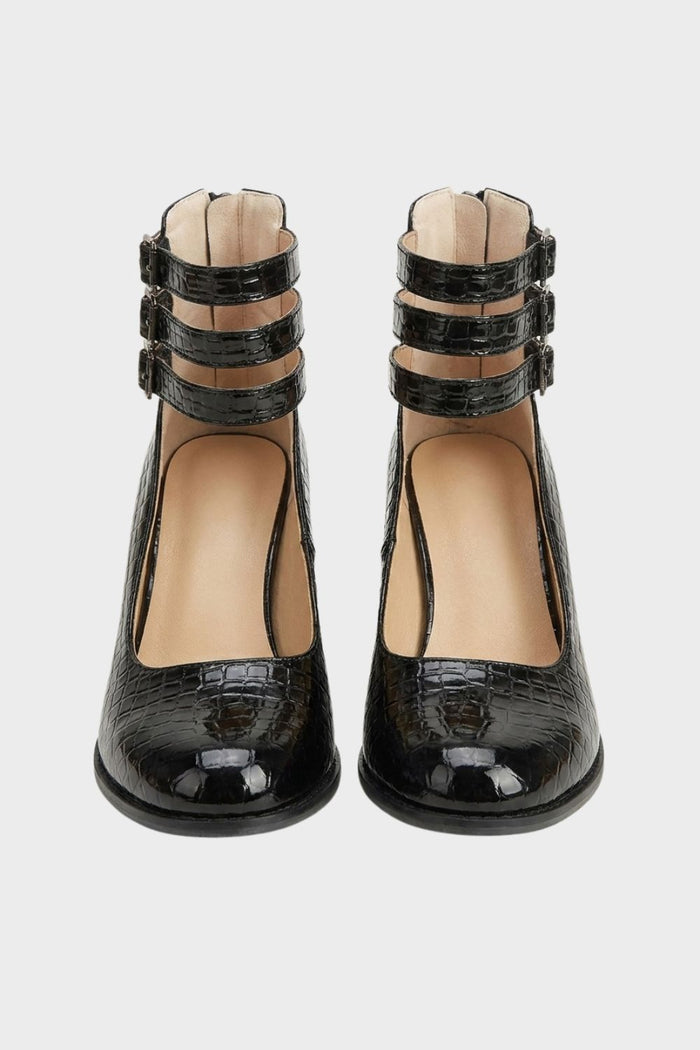 Women's Ankle-Strap Pumps | Block Heel