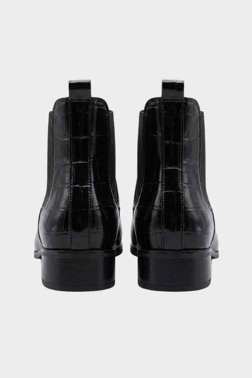Men's Chelsea boots with croc-embossed texture and block heel – 3