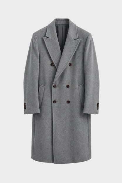 Men's Double-Breasted Coat | Peak Lapel