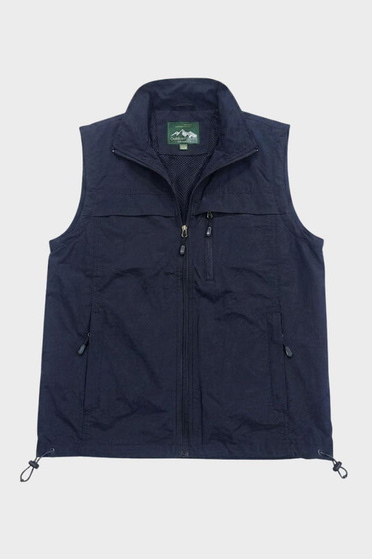 Men's Outdoor Vest | Stand Collar