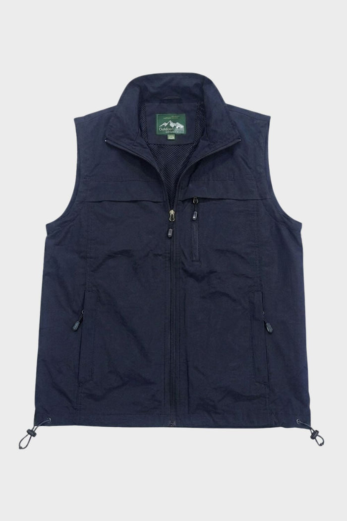 Men's Outdoor Vest | Stand Collar