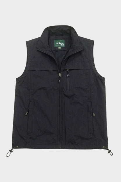 Men's Outdoor Vest | Stand Collar