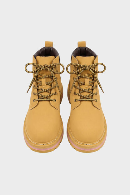 Unisex Lace-Up Boots | Chunky Sole