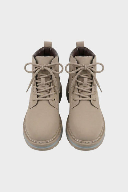 Unisex Lace-Up Boots | Chunky Sole