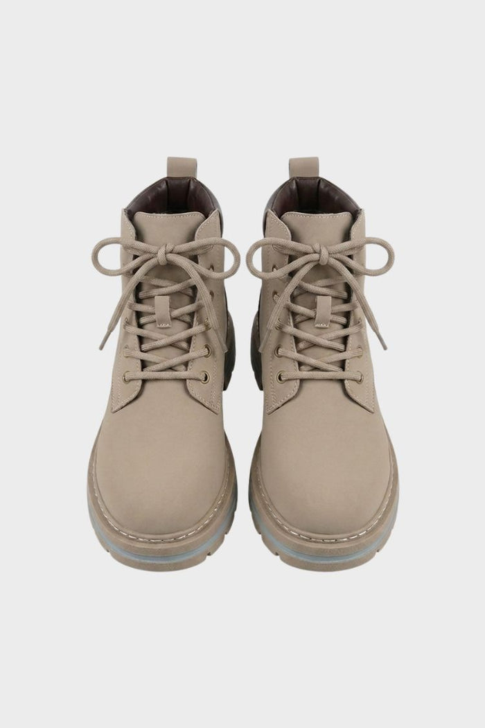 Unisex Lace-Up Boots | Chunky Sole