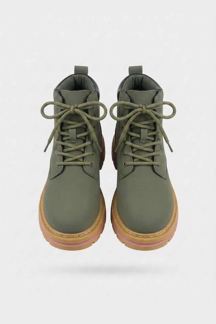 Unisex Lace-Up Boots | Chunky Sole