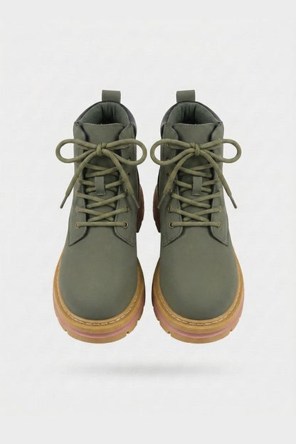 Unisex Lace-Up Boots | Chunky Sole