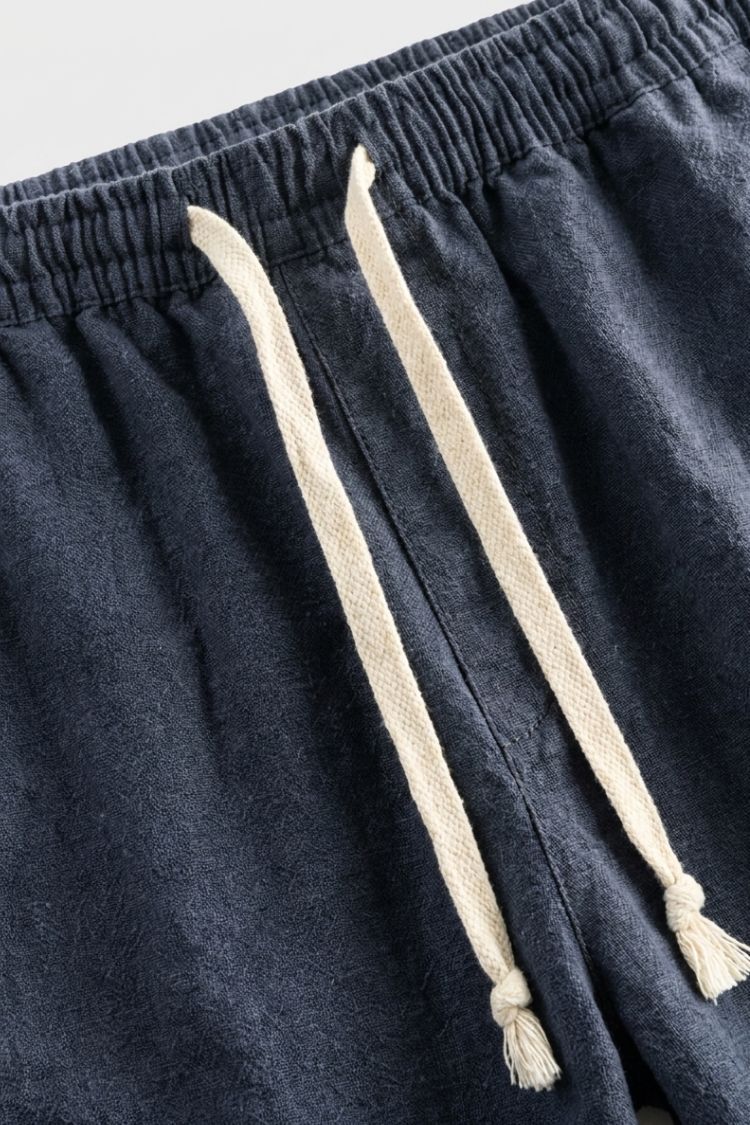 Men's Japan Style Relaxed Fit Casual Drawstring Shorts | Above Knee
