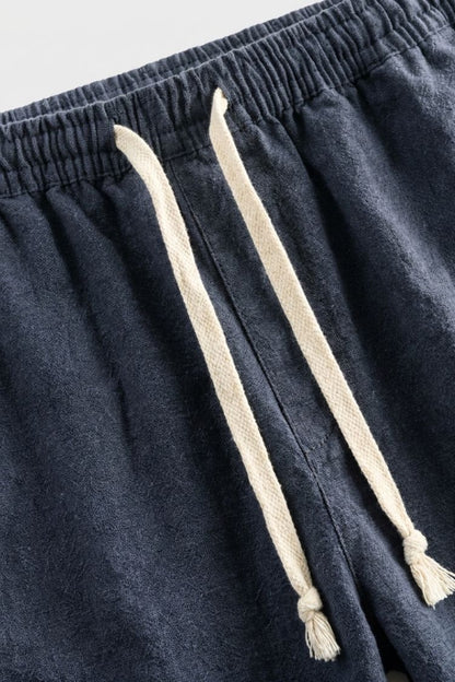 Men's Japan Style Relaxed Fit Casual Drawstring Shorts | Above Knee