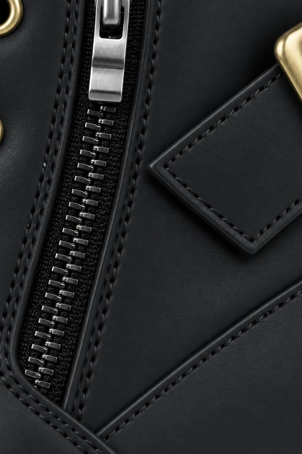 Men's Lace-Up Combat Boots | Buckle Strap