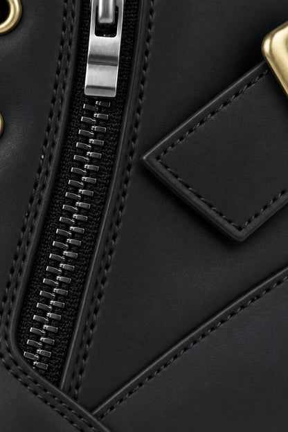 Men's Lace-Up Combat Boots | Buckle Strap