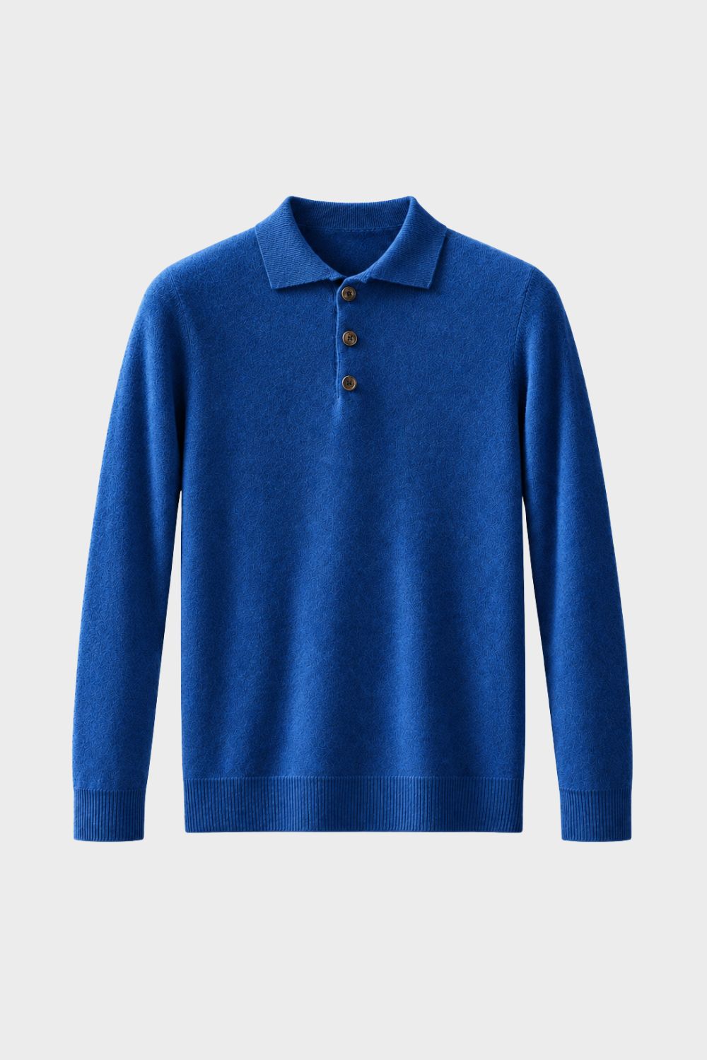 Men's Polo Sweater | Button Placket