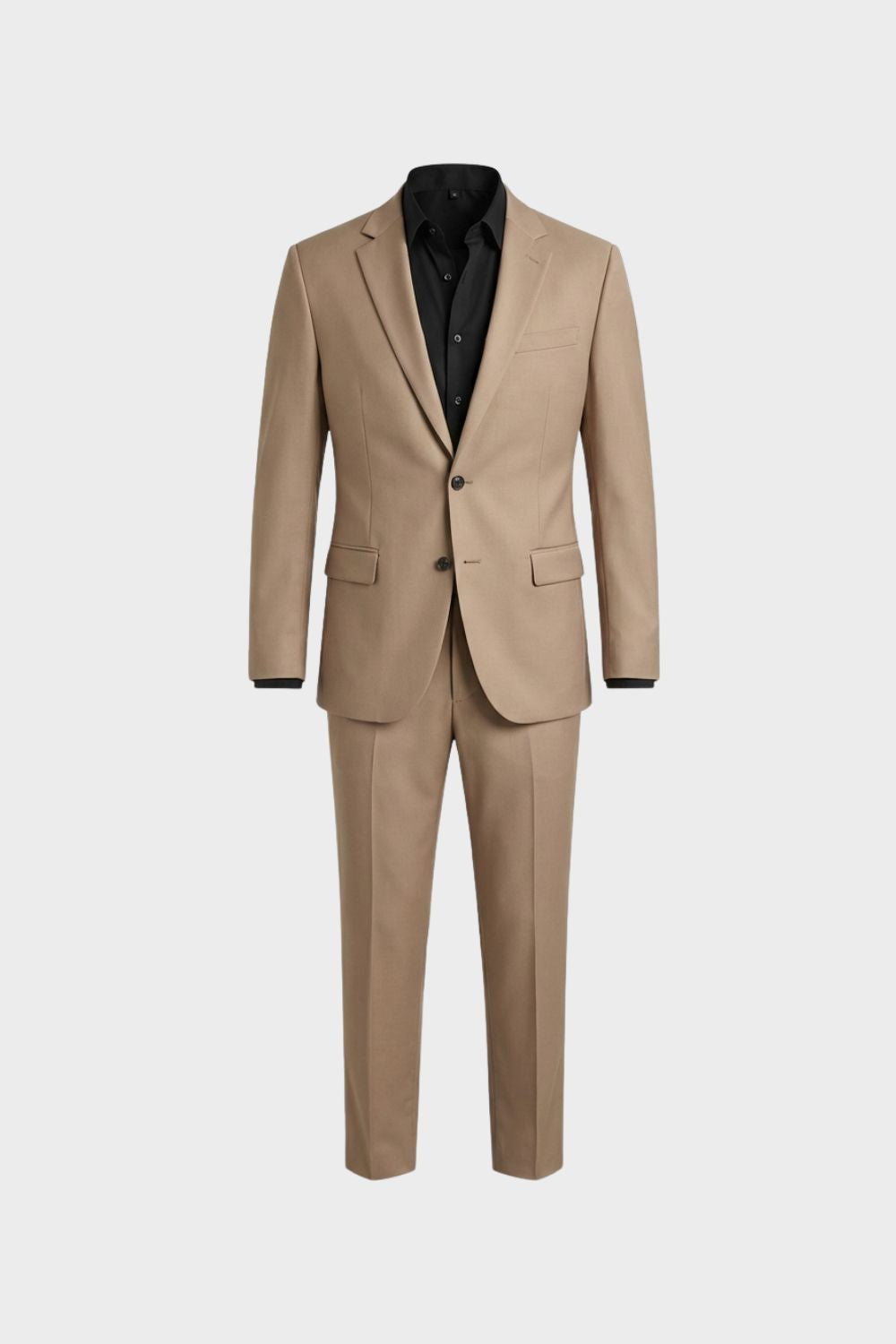 Men's Slim Fit Two-Piece Suit with Notched Lapels