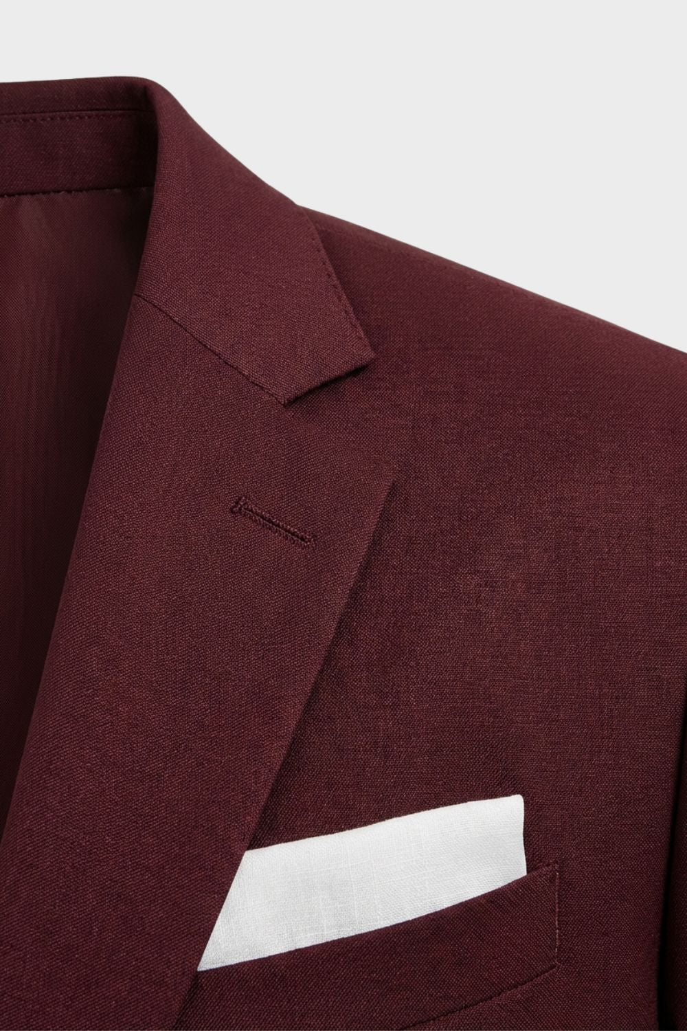 Men's Slim Fit Two-Piece Suit with Notched Lapels