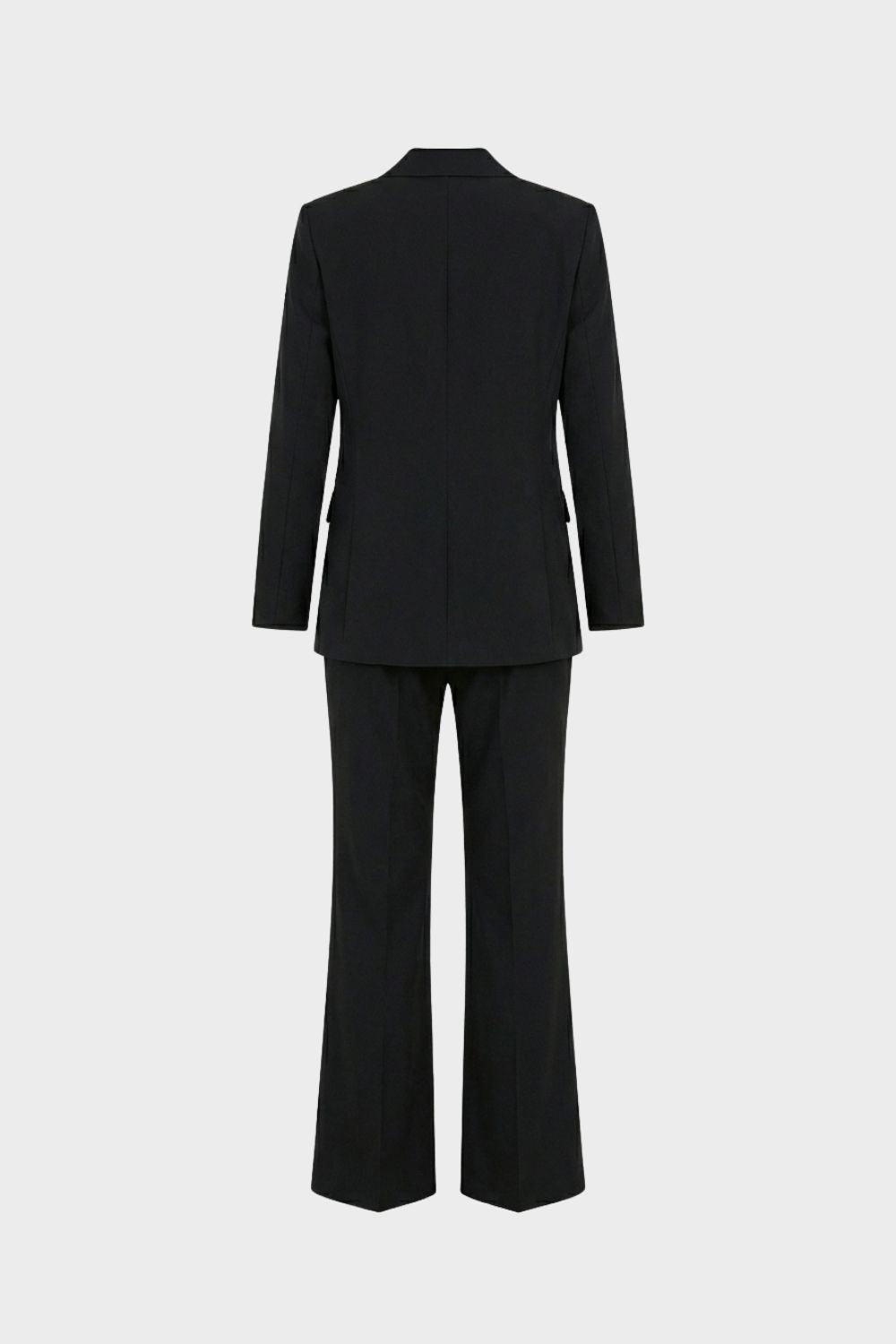 Women's Two-Piece Trousersuit with Blazer and Flared Pants