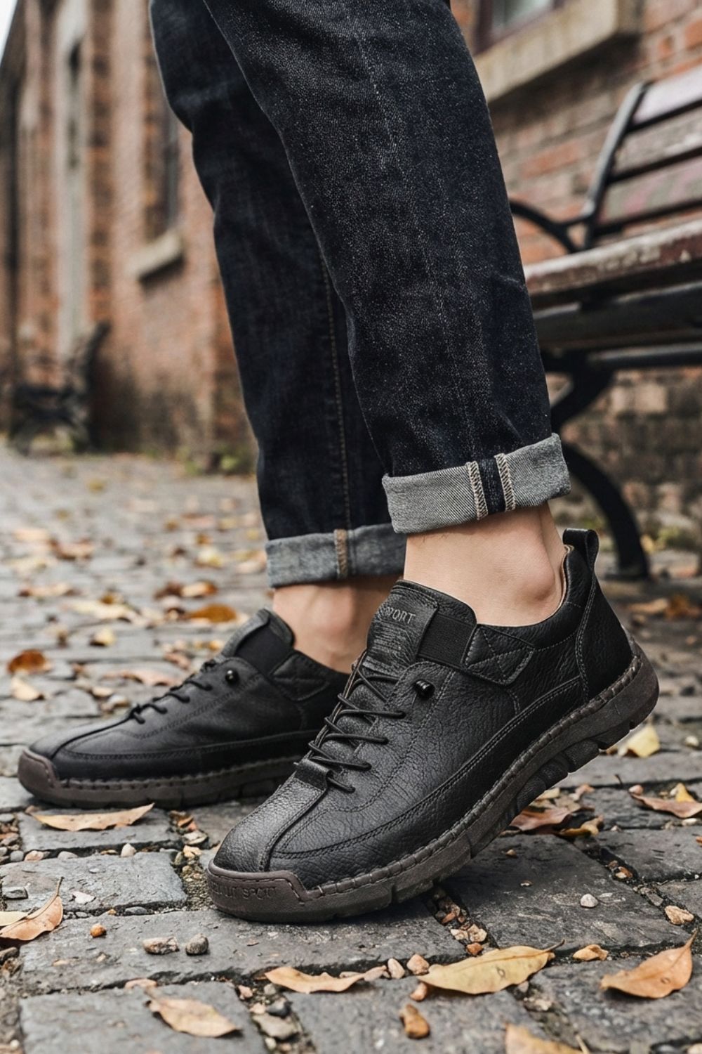 Women's Velcro and Lace Sneakers