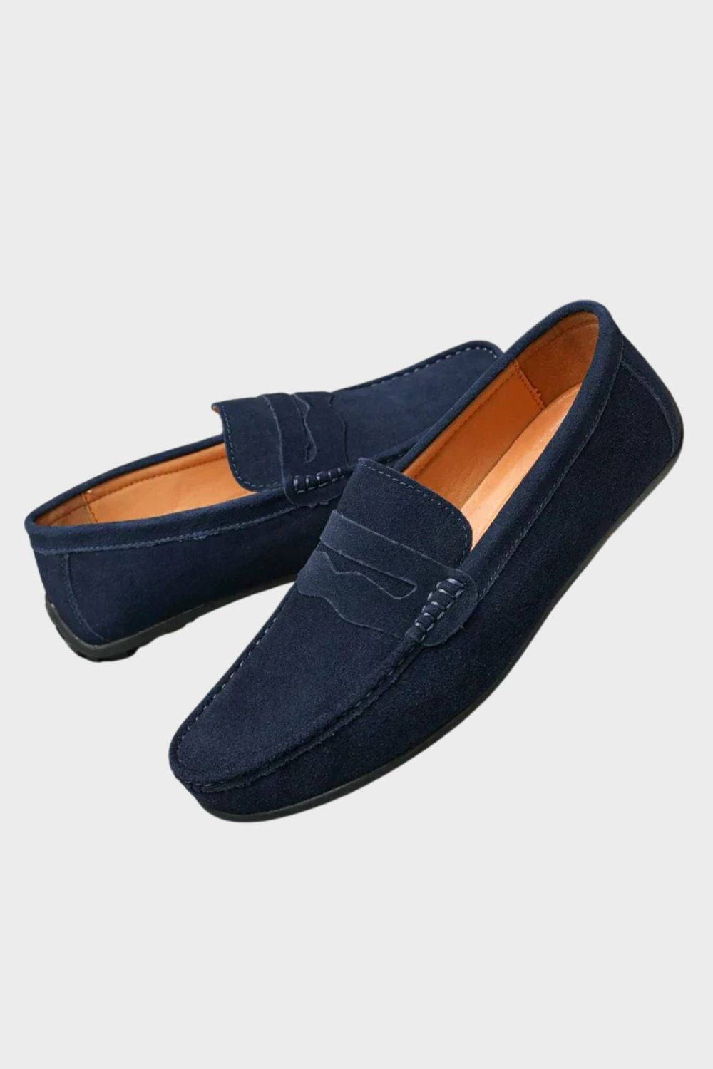 Men's Moccasin Stitch Slip-On Loafers