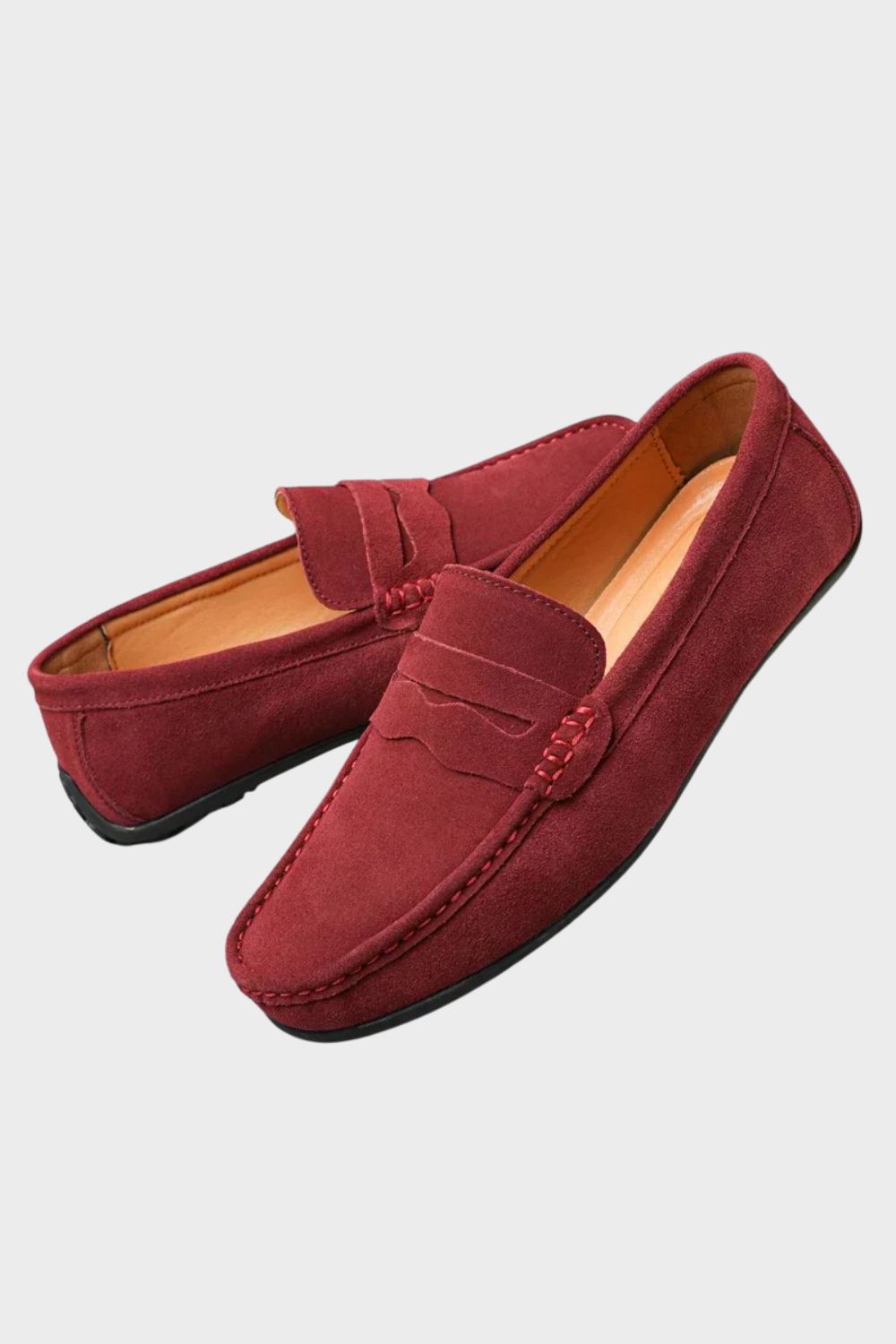 Men's Moccasin Stitch Slip-On Loafers