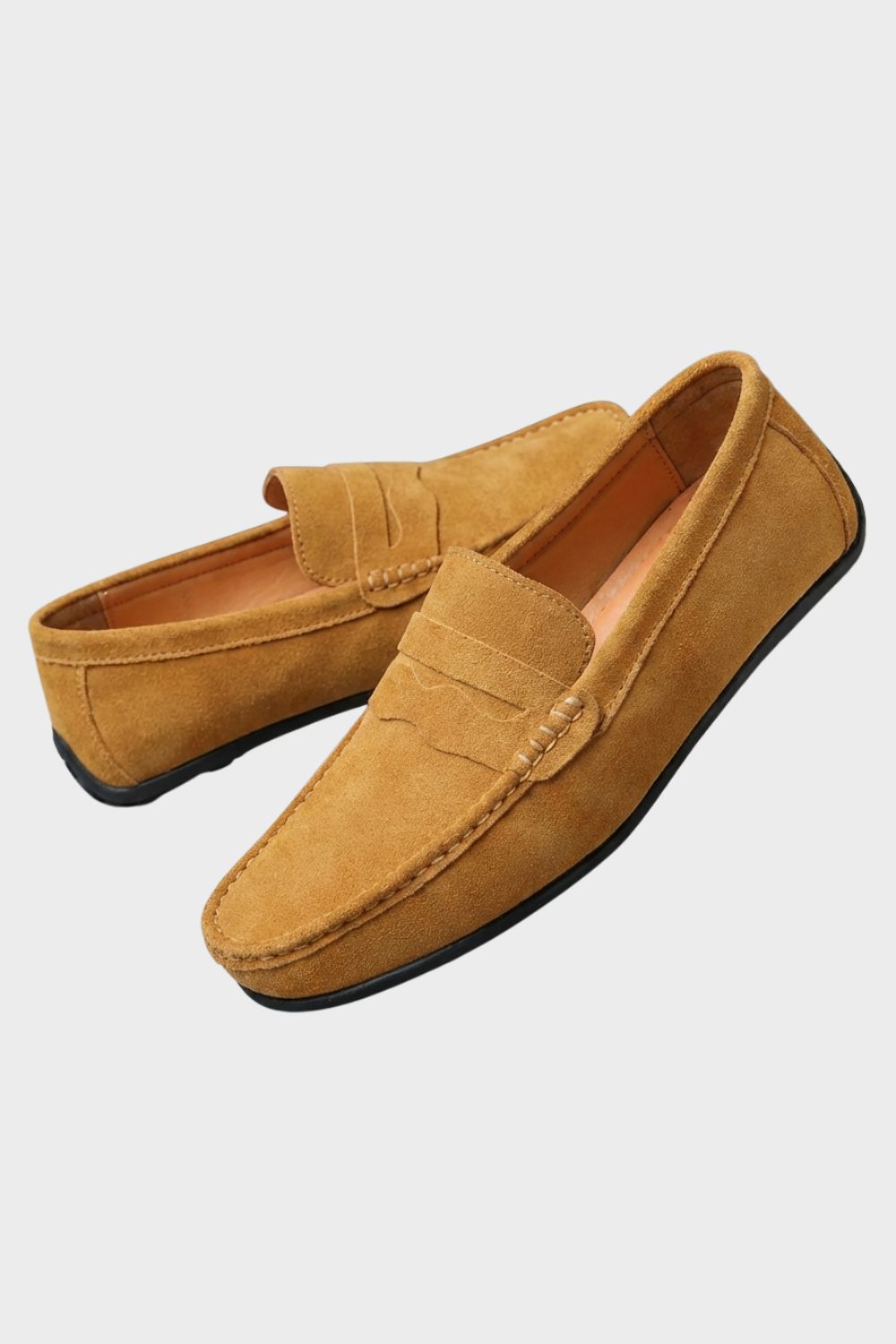 Men's Moccasin Stitch Slip-On Loafers