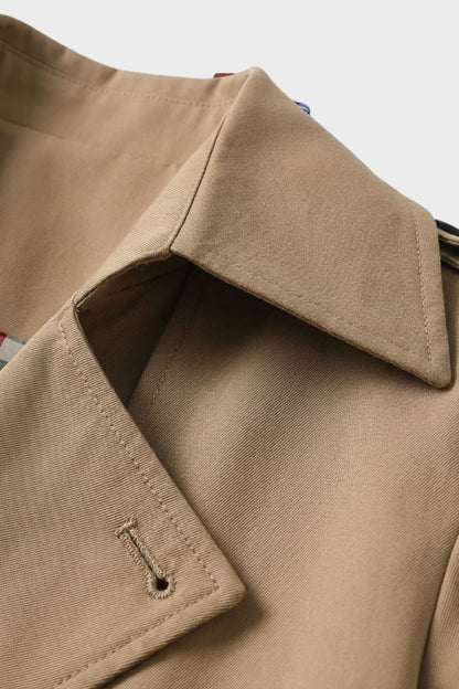 Women's Double Breasted Trench Coat with Belt