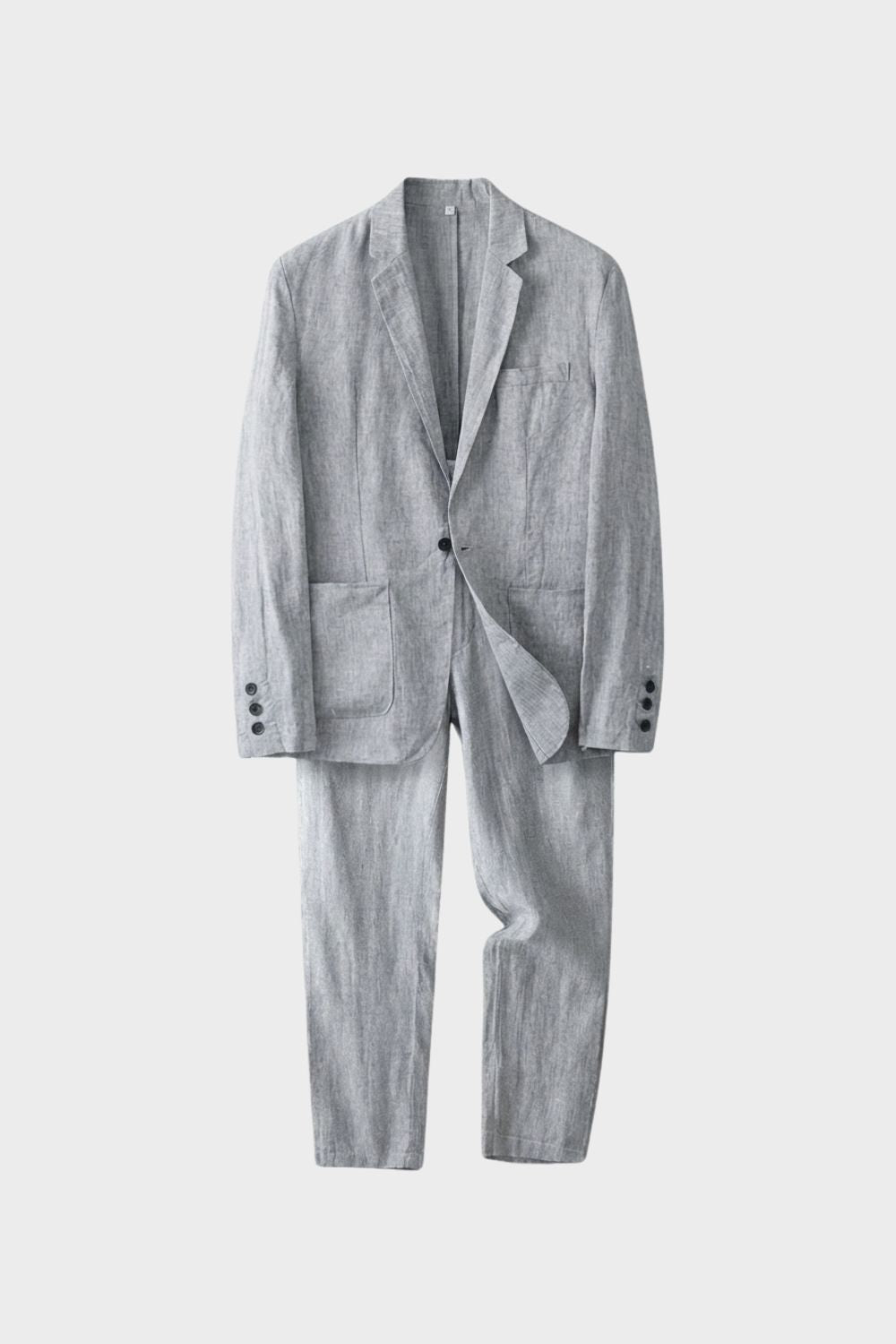 Men's Linen Suit with Jacket & Trousers