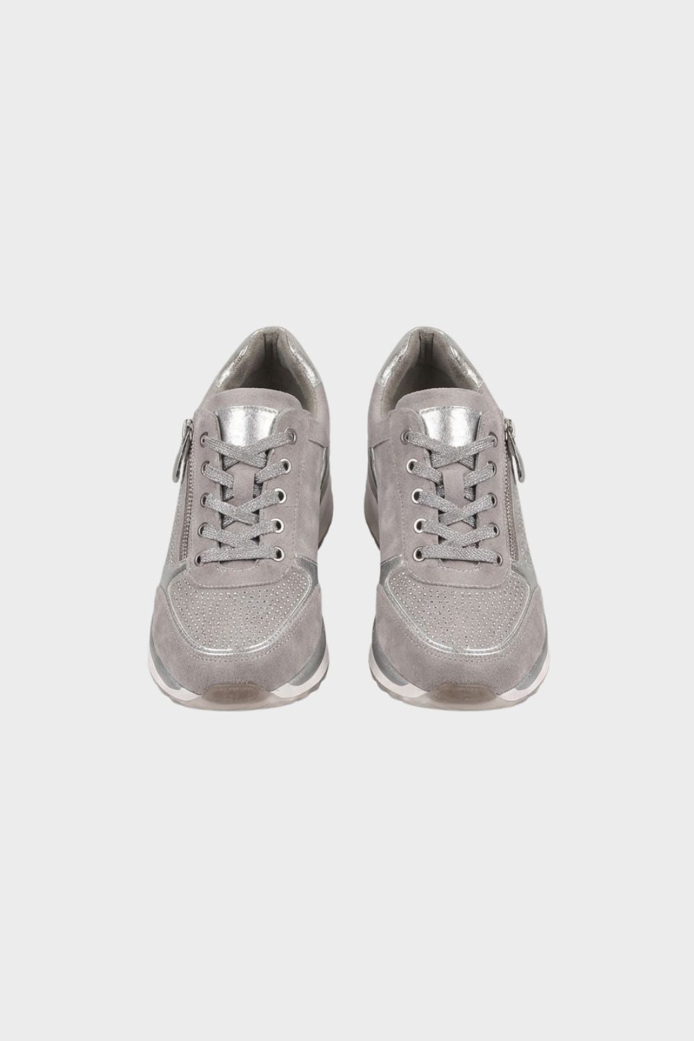Women's Zip and Lace Sneakers