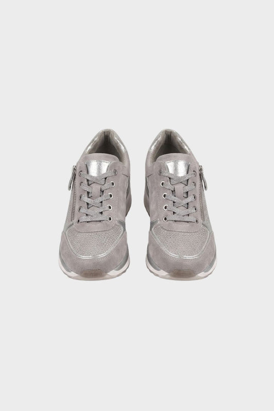 Women's Zip and Lace Sneakers