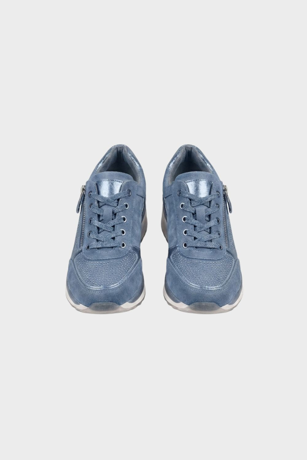 Women's Zip and Lace Sneakers
