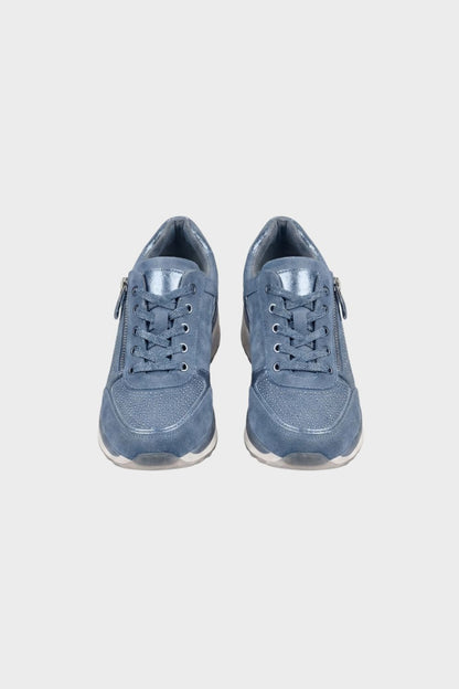 Women's Zip and Lace Sneakers