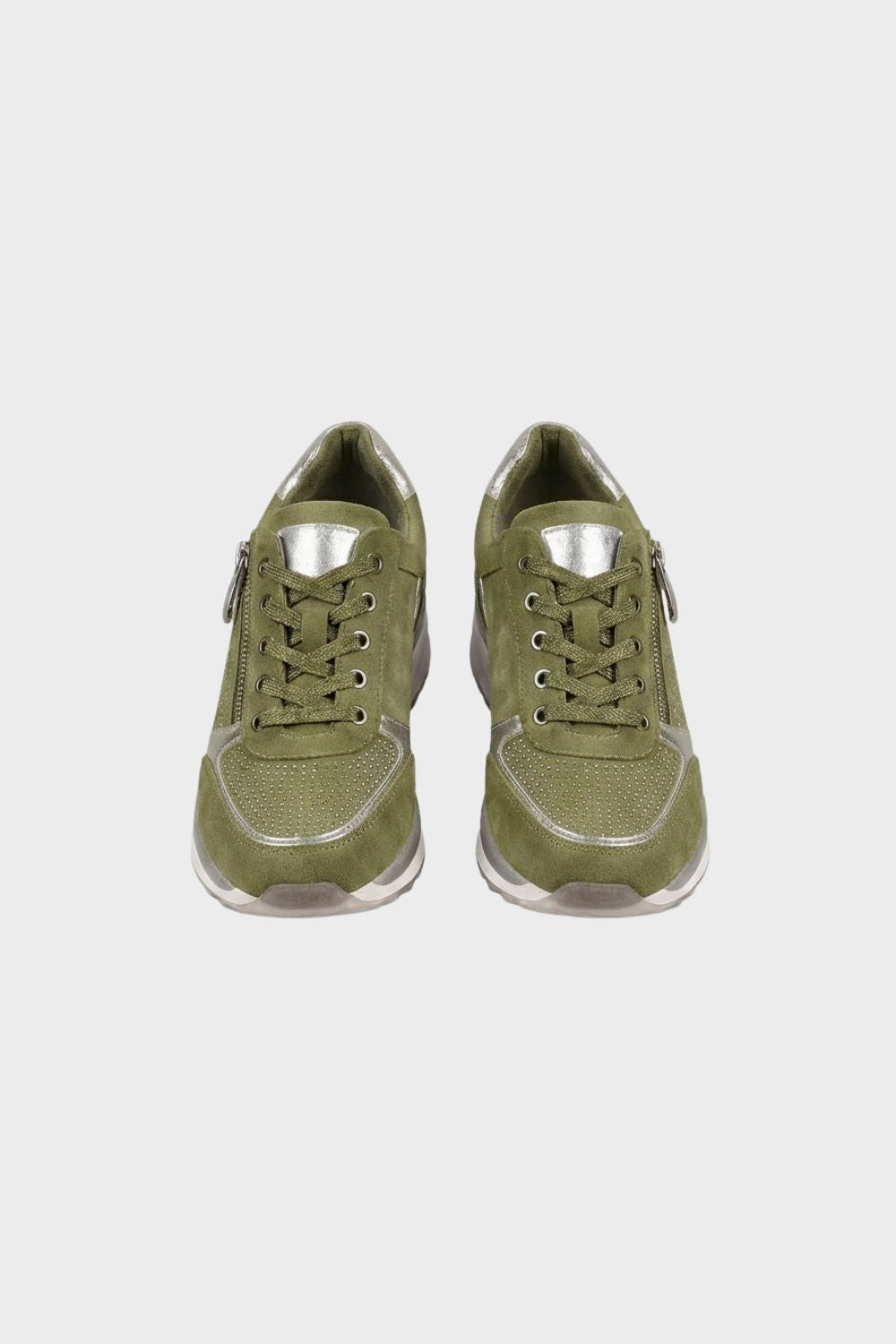 Women's Zip and Lace Sneakers