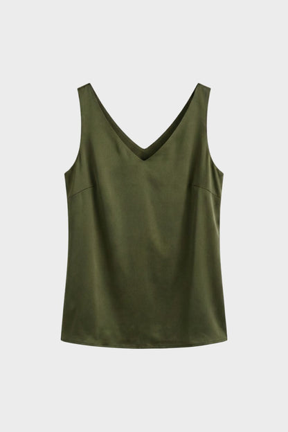 Sleeveless V-Neck Top for Women