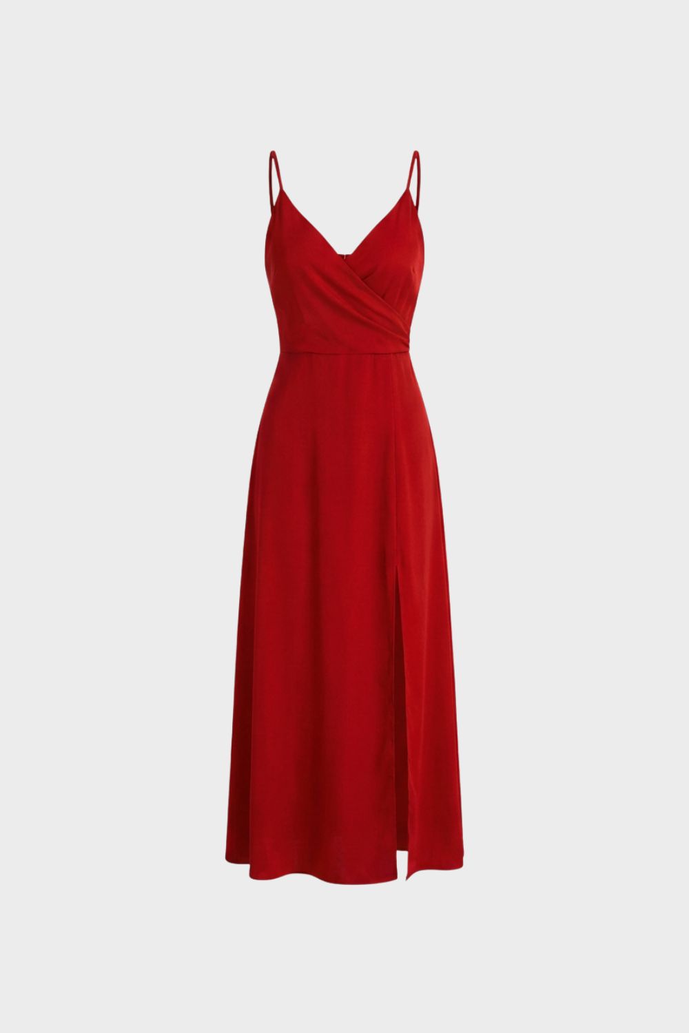 Women's V-Neck Spaghetti Strap Maxi Dress