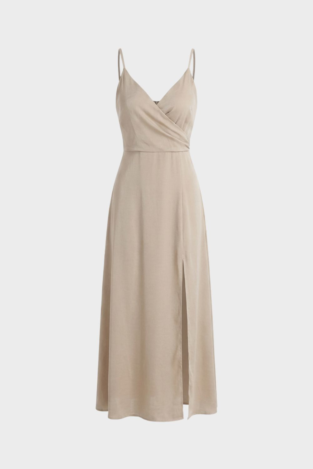 Women's V-Neck Spaghetti Strap Maxi Dress