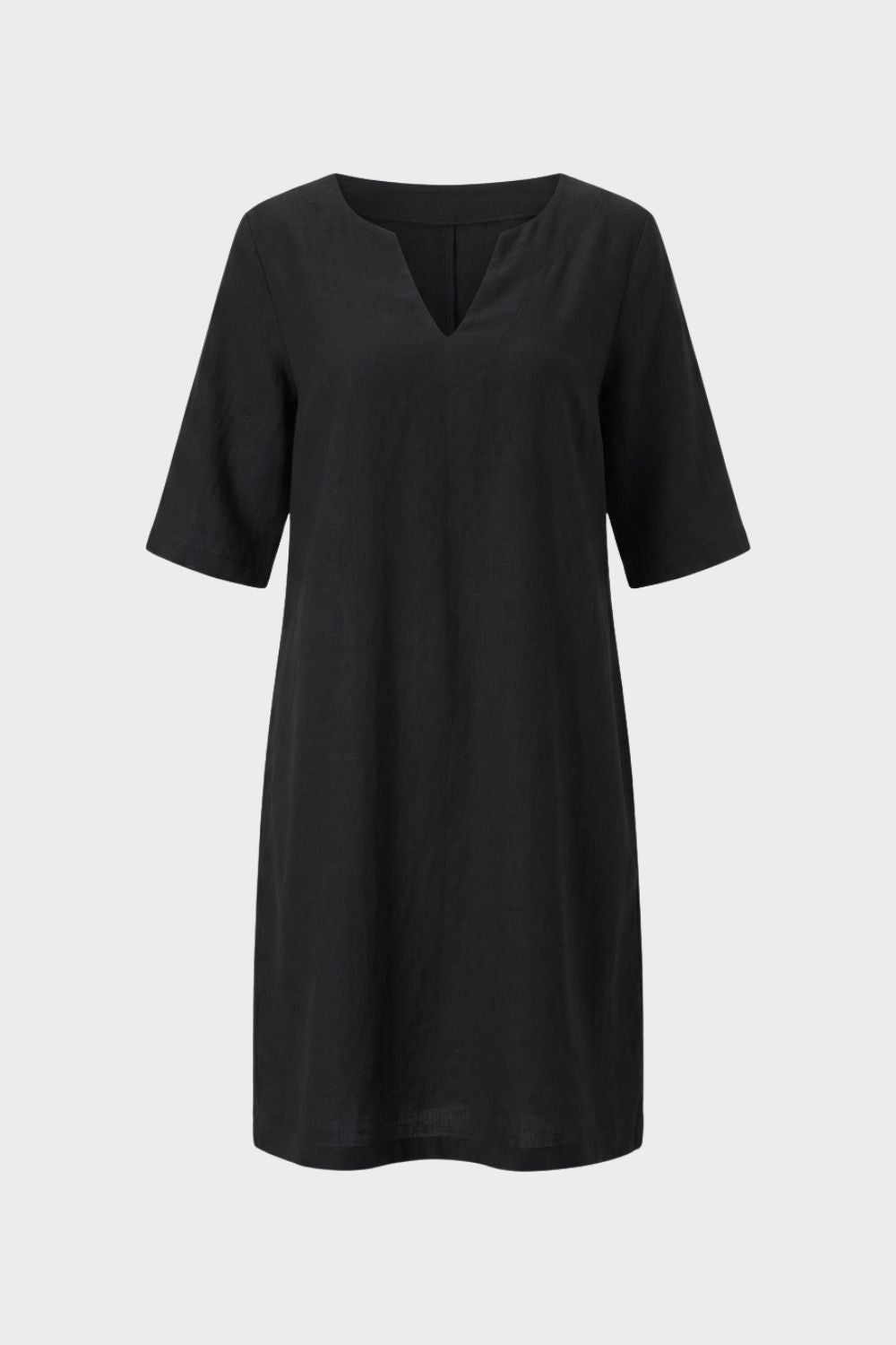 Women's V-Neck Short Sleeve Dress