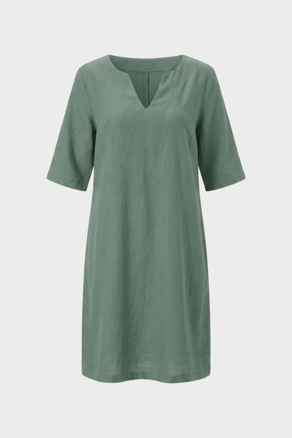 Women's V-Neck Short Sleeve Dress