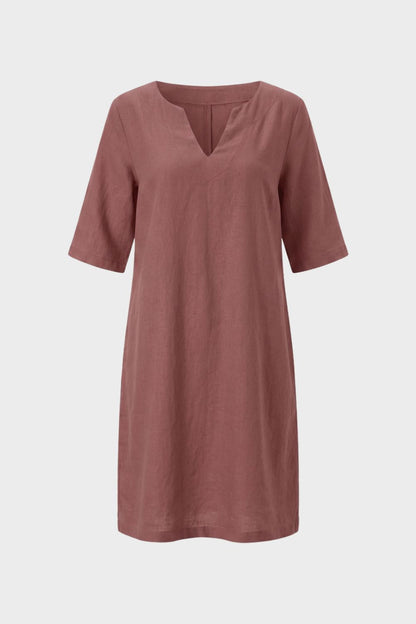 Women's V-Neck Short Sleeve Dress