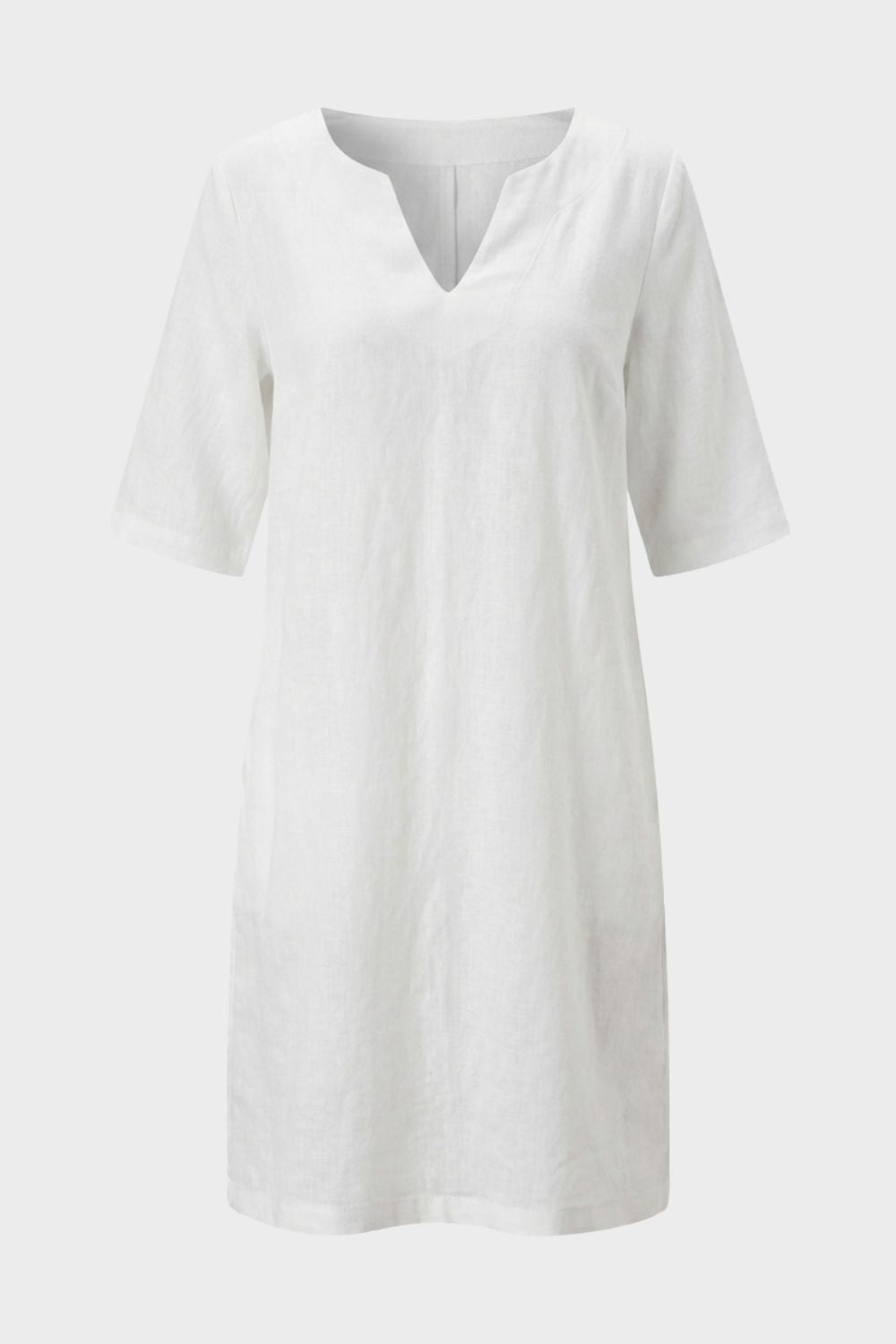 Women's V-Neck Short Sleeve Dress