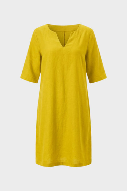 Women's V-Neck Short Sleeve Dress
