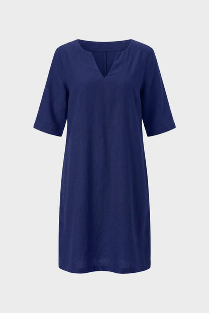 Women's V-Neck Short Sleeve Dress